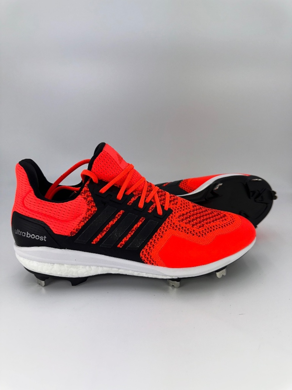 Adidas Ultraboost 1.0 DNA Dugout Solar Red Mens Baseball Cleats IH5210 Size 11